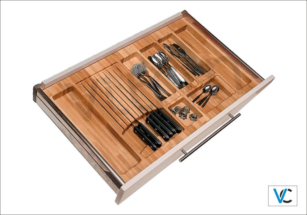 Ξύλινη μαχαιροθήκη κουταλοθήκη 90